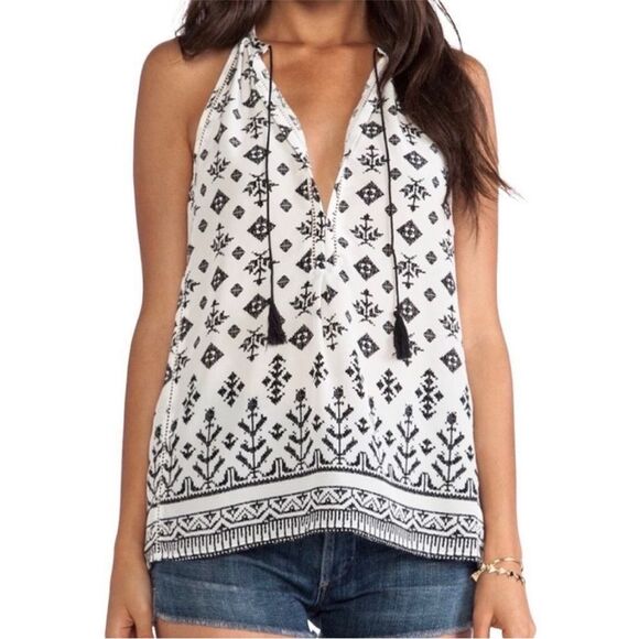 Joie Eniko Silk Halter Top Size Small - Picture 1 of 8